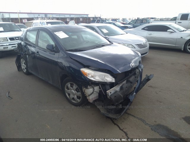 2T1KE40E09C021477 - 2009 TOYOTA COROLLA MATRIX S BLUE photo 1