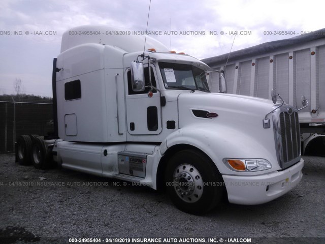 1XPHD49X4CD127750 - 2012 PETERBILT 386 WHITE photo 1