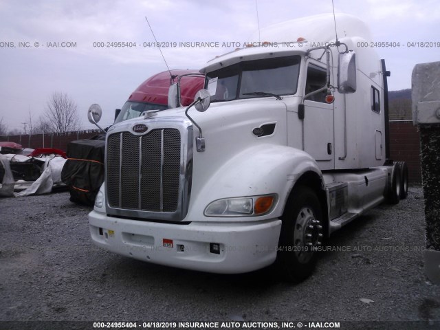 1XPHD49X4CD127750 - 2012 PETERBILT 386 WHITE photo 2