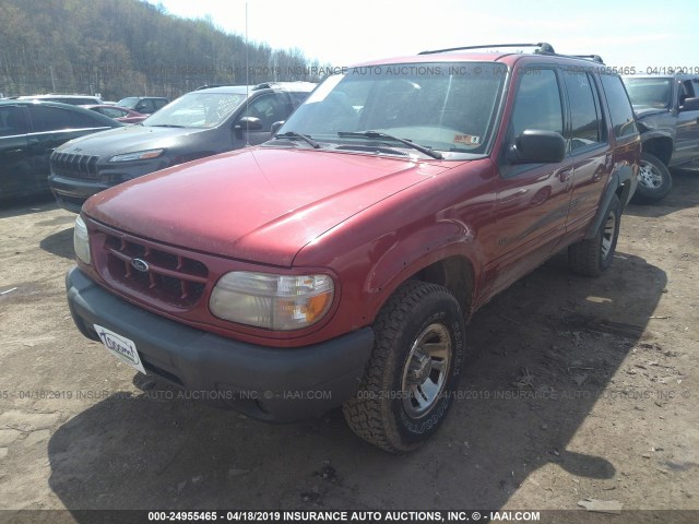 1FMZU72X0YUB66128 - 2000 FORD EXPLORER XLS RED photo 2