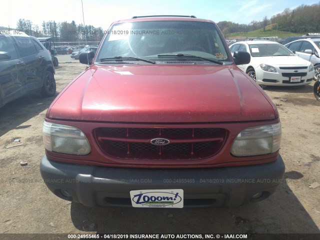 1FMZU72X0YUB66128 - 2000 FORD EXPLORER XLS RED photo 6