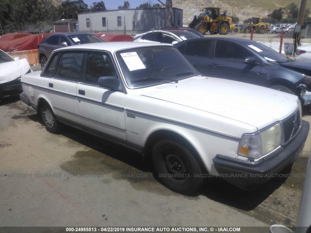 YV1AX8844K1339003 - 1989 VOLVO 244 DL/GL WHITE photo 1