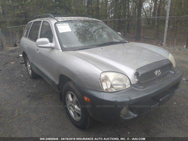 KM8SC73D32U325188 - 2002 HYUNDAI SANTA FE GLS/LX SILVER photo 1