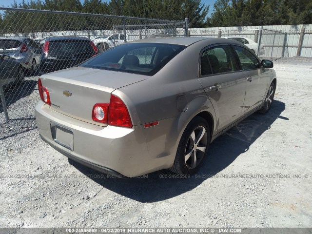 1G1ZC5E11BF357953 - 2011 CHEVROLET MALIBU 1LT Pewter photo 4