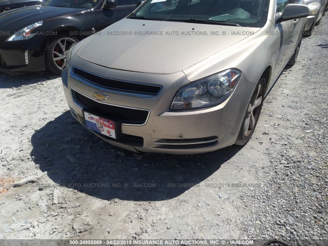 1G1ZC5E11BF357953 - 2011 CHEVROLET MALIBU 1LT Pewter photo 6