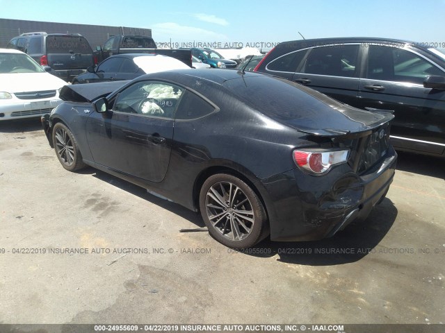 JF1ZNAA12D2731776 - 2013 TOYOTA SCION FR-S BLACK photo 3