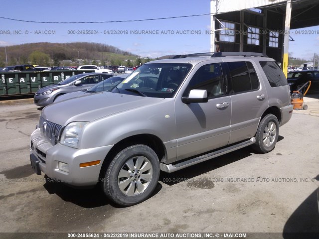 4M2EU47EX6UJ00654 - 2006 MERCURY MOUNTAINEER LUXURY SILVER photo 2