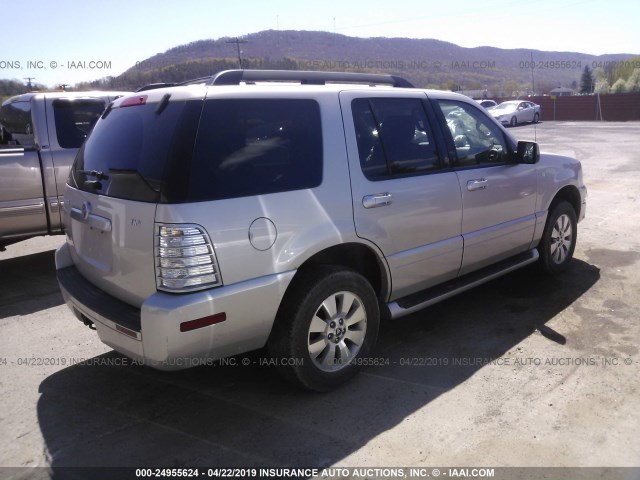 4M2EU47EX6UJ00654 - 2006 MERCURY MOUNTAINEER LUXURY SILVER photo 4