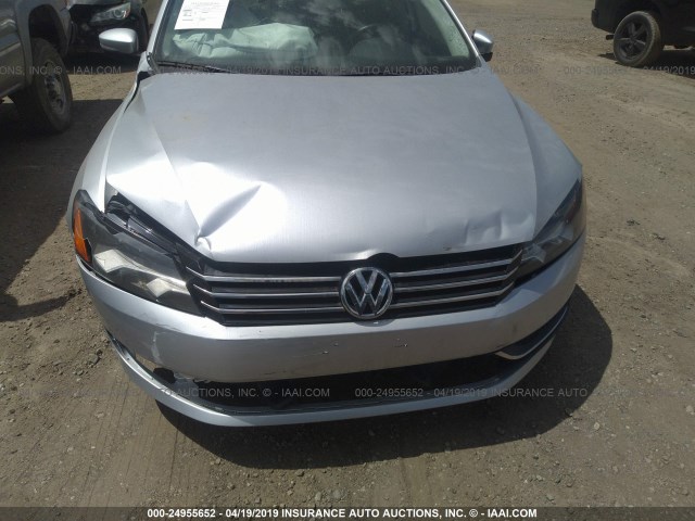 1VWAT7A39FC018837 - 2015 VOLKSWAGEN PASSAT S SILVER photo 6