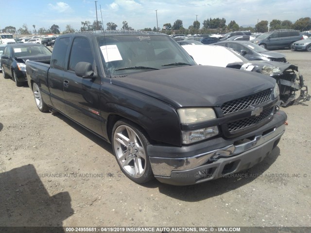 2GCEC19V341245578 - 2004 CHEVROLET SILVERADO C1500 BLACK photo 1