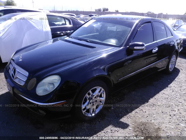 WDBUF65J53A113847 - 2003 MERCEDES-BENZ E 320 BLACK photo 2