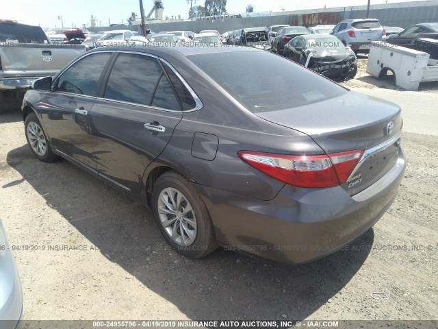 4T1BF1FKXFU053436 - 2015 TOYOTA CAMRY LE/XLE/SE/XSE GRAY photo 3