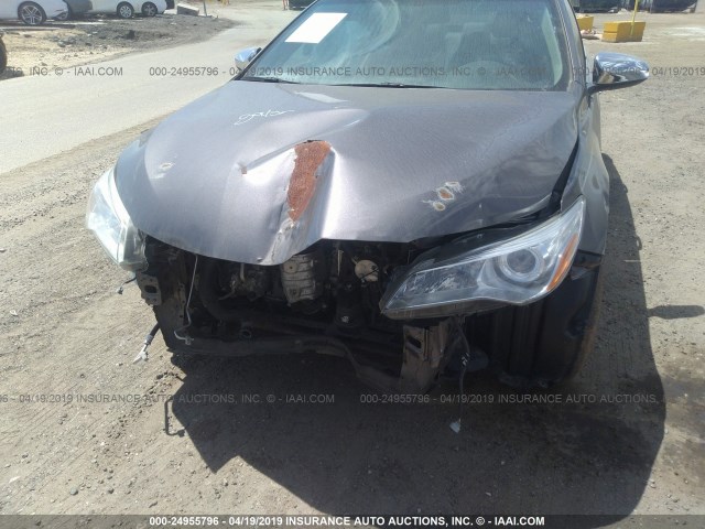 4T1BF1FKXFU053436 - 2015 TOYOTA CAMRY LE/XLE/SE/XSE GRAY photo 6