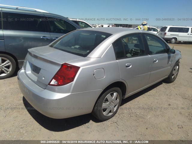 1G8AJ52F74Z115982 - 2004 SATURN ION LEVEL 2 银色 照片 4
