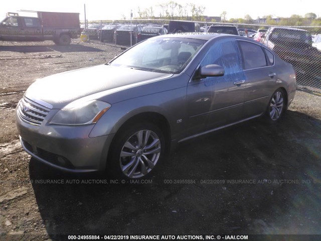 JNKAY01E36M117725 - 2006 INFINITI M35 SPORT GRAY photo 2