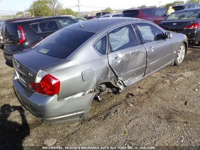 JNKAY01E36M117725 - 2006 INFINITI M35 SPORT GRAY photo 4