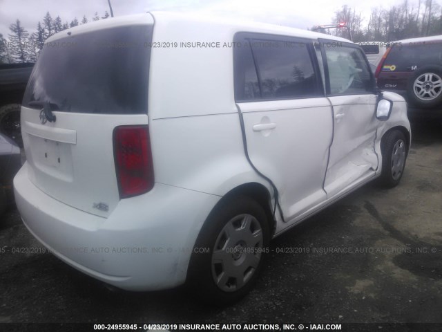 JTLKE50EX81056024 - 2008 TOYOTA SCION XB 白色 照片 4