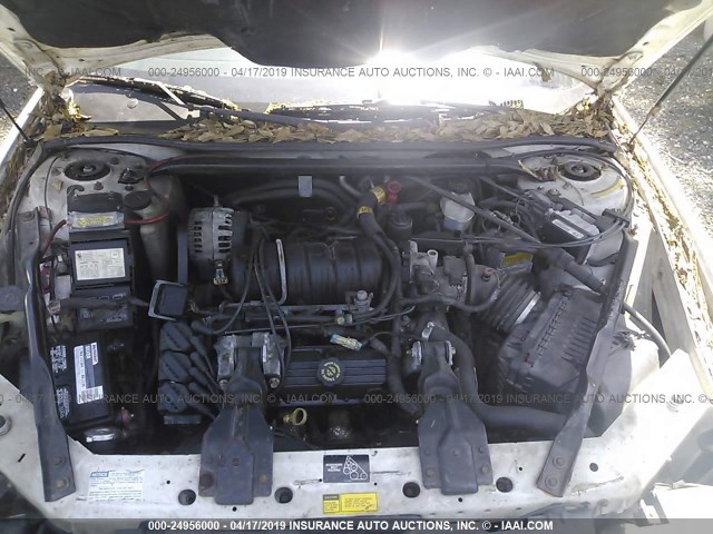 2G1WX12K2Y9188377 - 2000 CHEVROLET MONTE CARLO SS თეთრი ფოტო 10