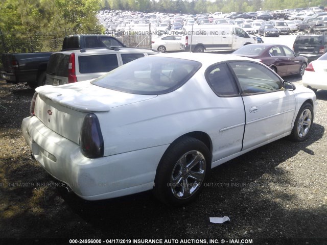 2G1WX12K2Y9188377 - 2000 CHEVROLET MONTE CARLO SS თეთრი ფოტო 4