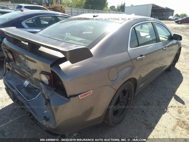 1G1ZB5EB9A4113750 - 2010 CHEVROLET MALIBU LS BEIGE photo 4
