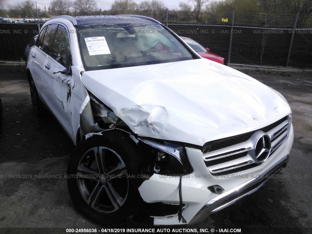 WDC0G4KB8HF153536 - 2017 MERCEDES-BENZ GLC 300 4MATIC WHITE photo 1