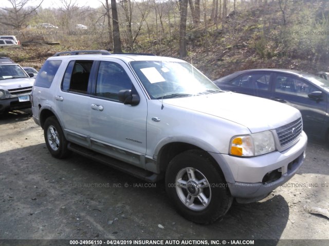 1FMZU73E42UB01013 - 2002 FORD EXPLORER XLT SILVER photo 1