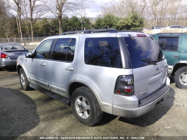 1FMZU73E42UB01013 - 2002 FORD EXPLORER XLT SILVER photo 3