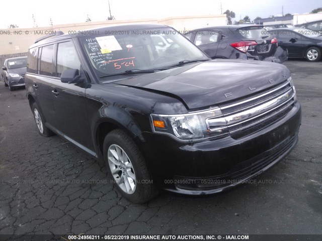 2FMGK5B88EBD02680 - 2014 FORD FLEX SE BLACK photo 1