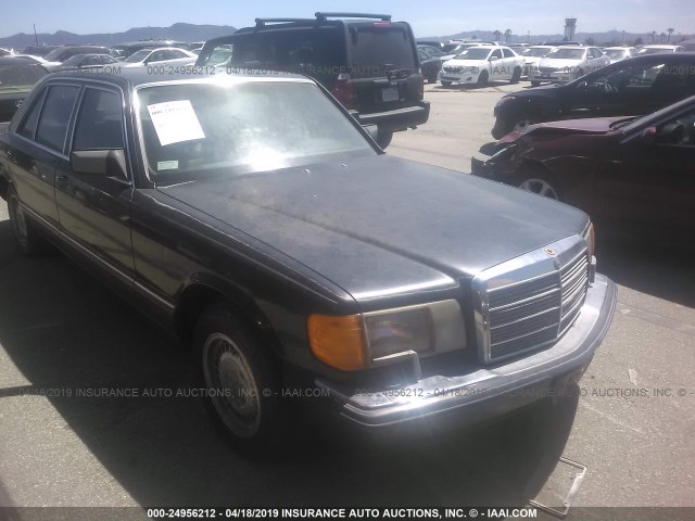 WDBCA35E7MA575274 - 1991 MERCEDES-BENZ 420 SEL BLUE photo 1