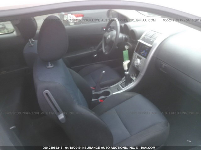 JTKDE177450005360 - 2005 TOYOTA SCION TC WHITE photo 5