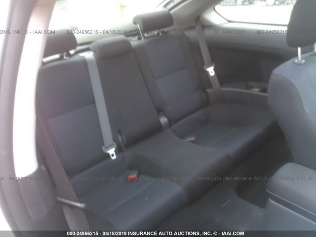 JTKDE177450005360 - 2005 TOYOTA SCION TC WHITE photo 8