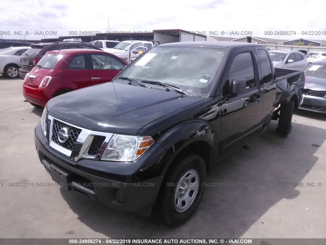 1N6BD0CT6FN755326 - 2015 NISSAN FRONTIER S/SV BLACK photo 2