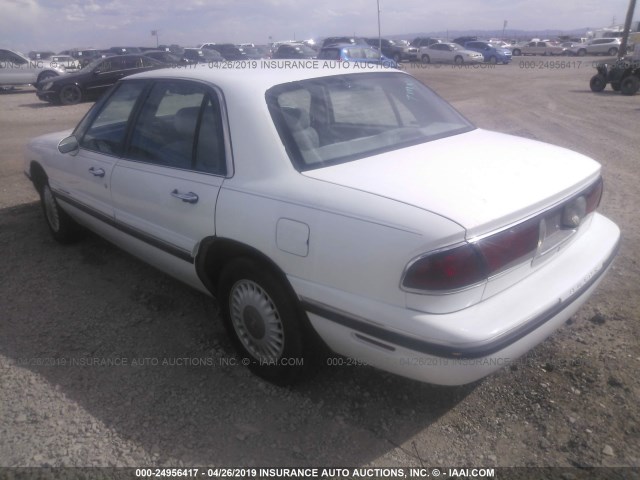 1G4HP52K4WH448029 - 1998 BUICK LESABRE CUSTOM WHITE photo 3