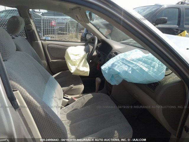 1NXBR12E9YZ404461 - 2000 TOYOTA COROLLA VE/CE/LE TAN photo 5