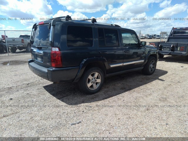 1J8HH58257C530836 - 2007 JEEP COMMANDER LIMITED Dark Blue photo 4