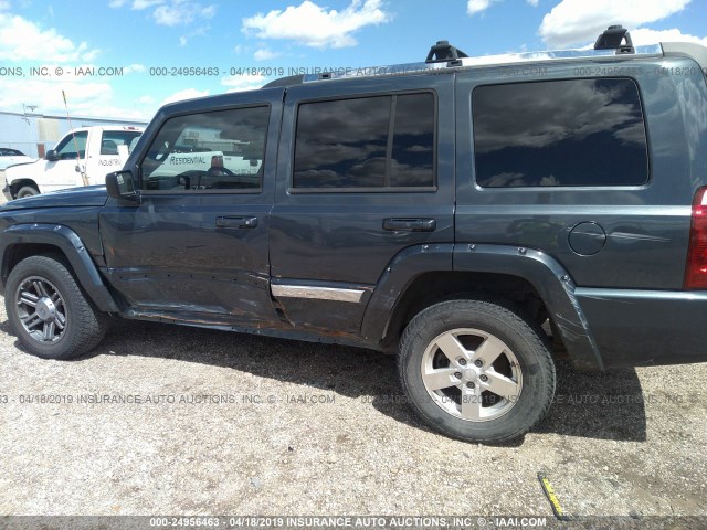 1J8HH58257C530836 - 2007 JEEP COMMANDER LIMITED Dark Blue photo 6