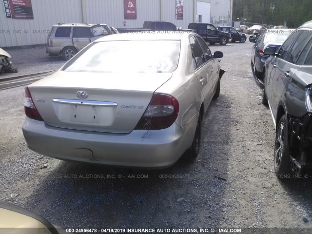 4T1BE32K34U794125 - 2004 TOYOTA CAMRY LE/XLE/SE BROWN photo 4