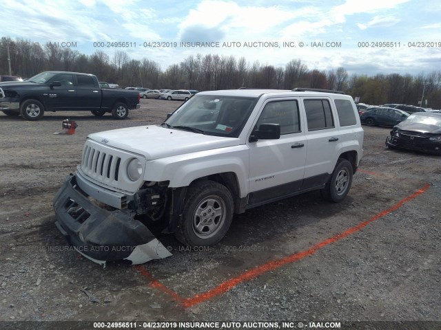 1C4NJPBB9GD554618 - 2016 JEEP PATRIOT SPORT WHITE photo 2