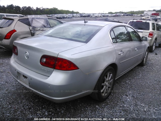 1G4HD57276U180280 - 2006 BUICK LUCERNE CXL SILVER photo 4