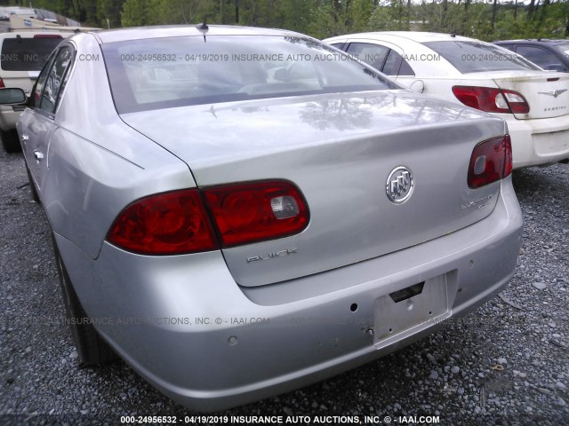 1G4HD57276U180280 - 2006 BUICK LUCERNE CXL SILVER photo 6