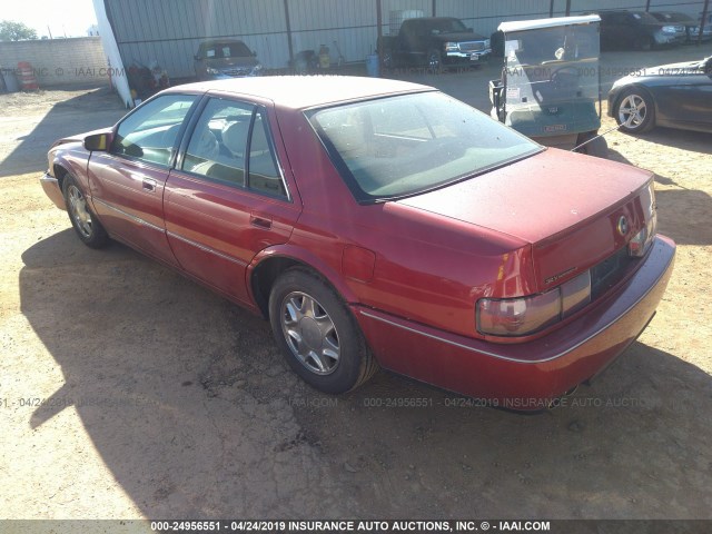 1G6KY5297SU815451 - 1995 CADILLAC SEVILLE STS RED photo 3