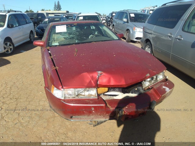 1G6KY5297SU815451 - 1995 CADILLAC SEVILLE STS RED photo 6