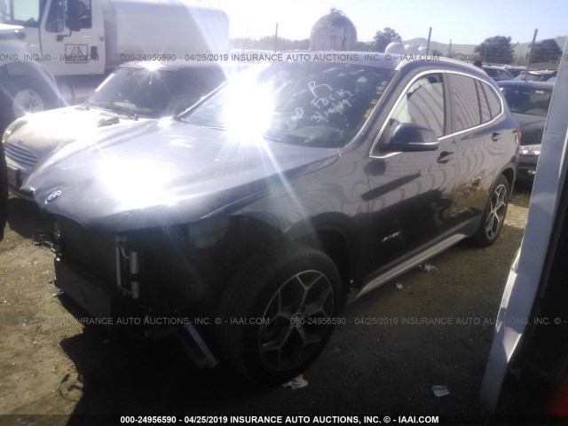 WBXHT3Z34G4A49090 - 2016 BMW X1 XDRIVE28I GRAY photo 2