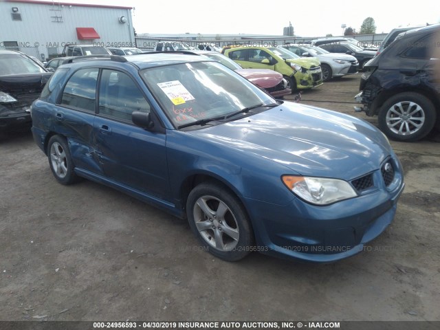 JF1GG61667H818804 - 2007 SUBARU IMPREZA 2.5I BLUE photo 1