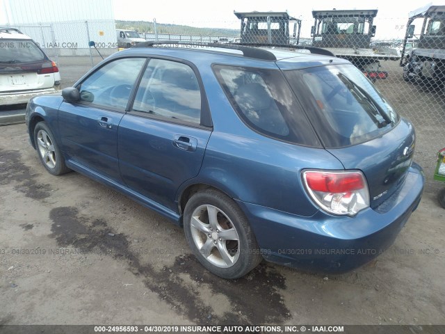 JF1GG61667H818804 - 2007 SUBARU IMPREZA 2.5I BLUE photo 3