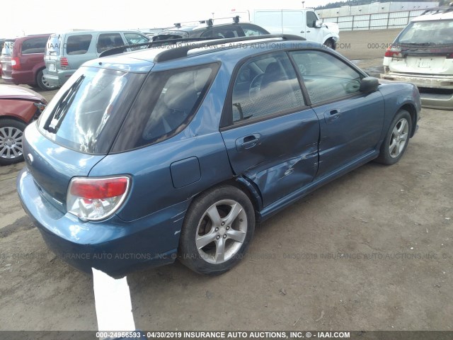 JF1GG61667H818804 - 2007 SUBARU IMPREZA 2.5I BLUE photo 4