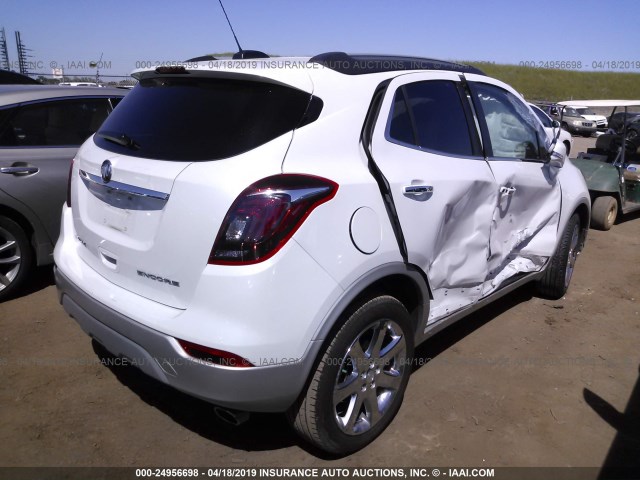 KL4CJCSMXHB046442 - 2017 BUICK ENCORE ESSENCE WHITE photo 4