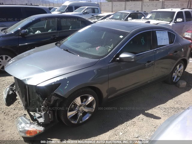 19VDE1F79DE000534 - 2013 ACURA ILX 20 TECH GRAY photo 2