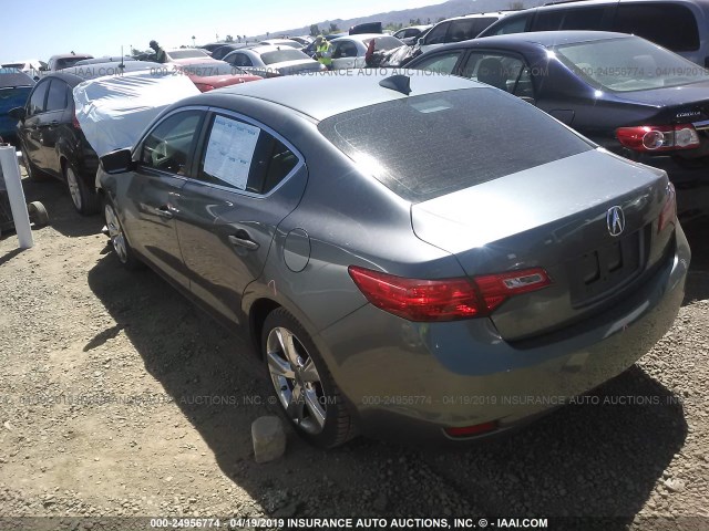 19VDE1F79DE000534 - 2013 ACURA ILX 20 TECH GRAY photo 3