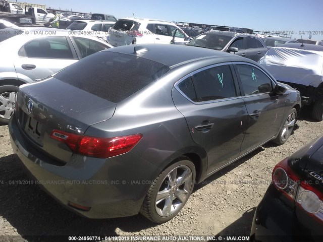 19VDE1F79DE000534 - 2013 ACURA ILX 20 TECH GRAY photo 4